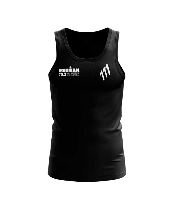 Running tank negra hombre IM SAI 70.3 - PREVENTA
