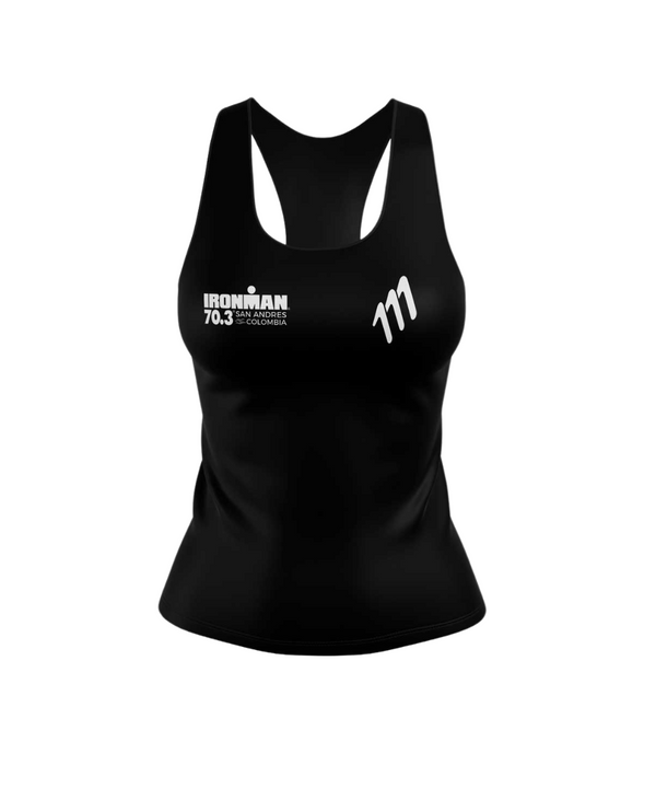 Running tank negra mujer IM SAI 70.3  - PREVENTA