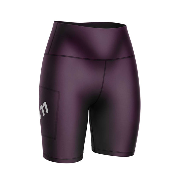 Licra de running racer uva de mujer sin costura