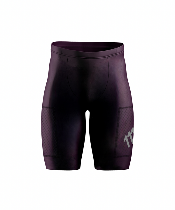 Licra de running racer uva de hombre sin costura