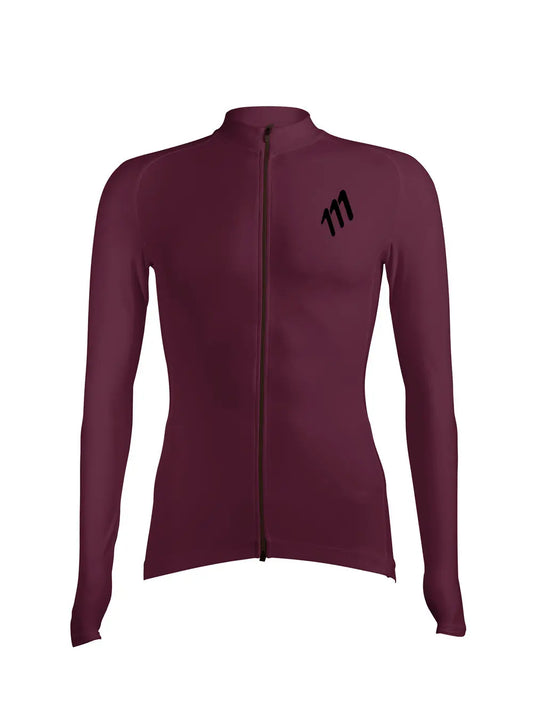 Jersey essentials long sleeve sangria women 111 Cientonce