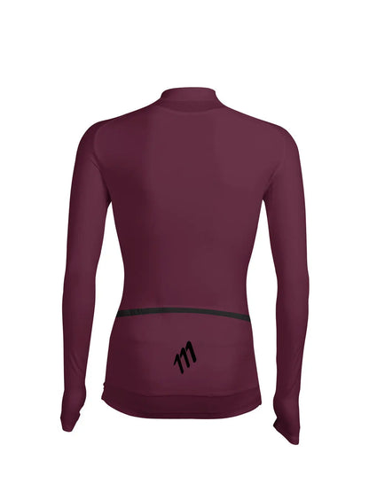 Jersey essentials long sleeve sangria women 111 Cientonce