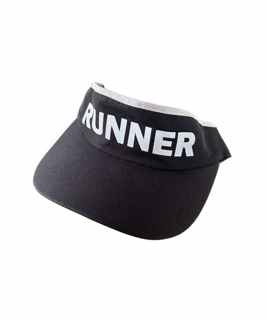 Visera de running negra runner