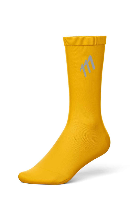 Medias de ciclismo amarelo