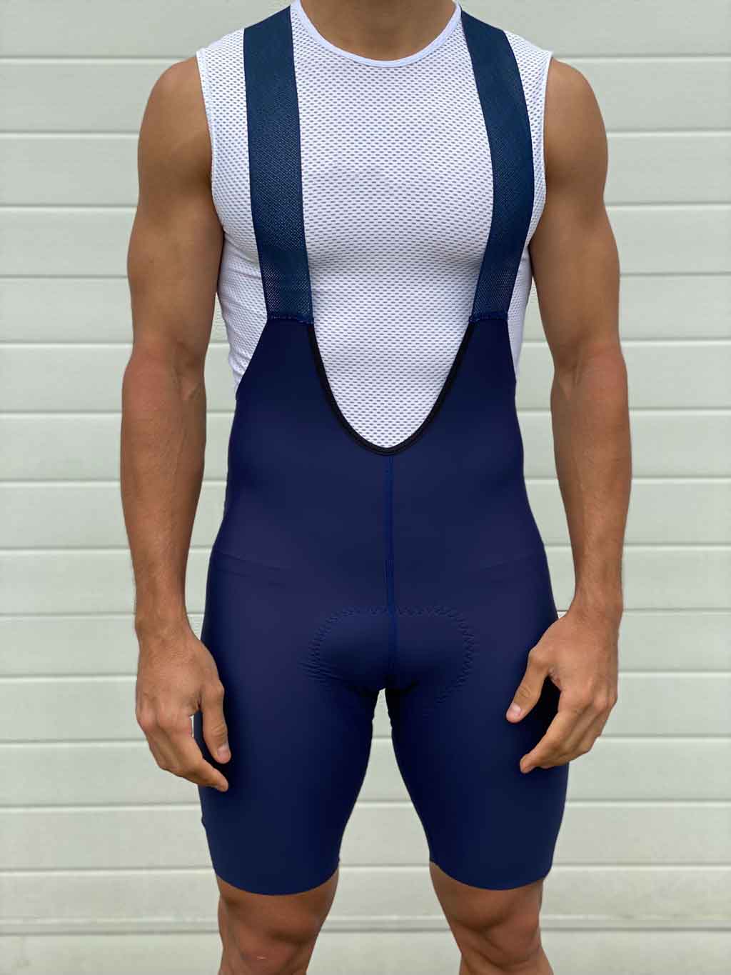 Bib short sin costuras azul oscuro hombre - 111 Cientonce