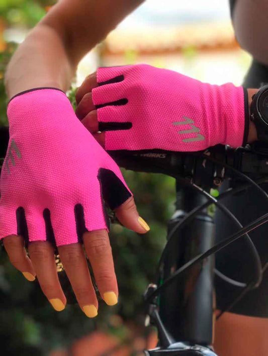 Guantes medio fondo rose