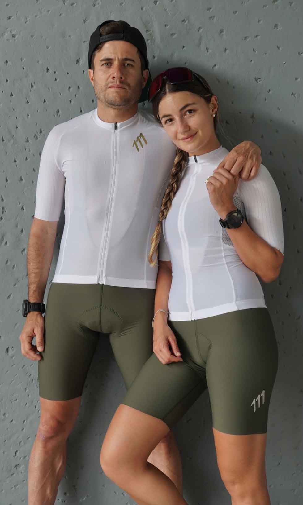 Bib short sin costuras  verde hombre - 111 Cientonce