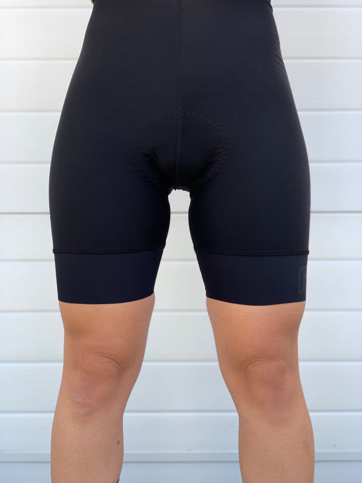 Bib short gran fondo con costuras femenino negro - 111 Cientonce